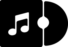 Musical Disc Editable Svg Line Art, Free Vectors File
